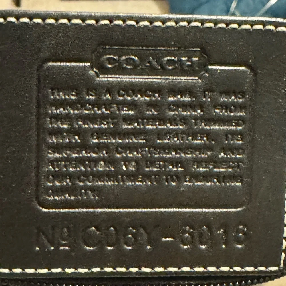 Coach Black signature C pattern crossbody-6016